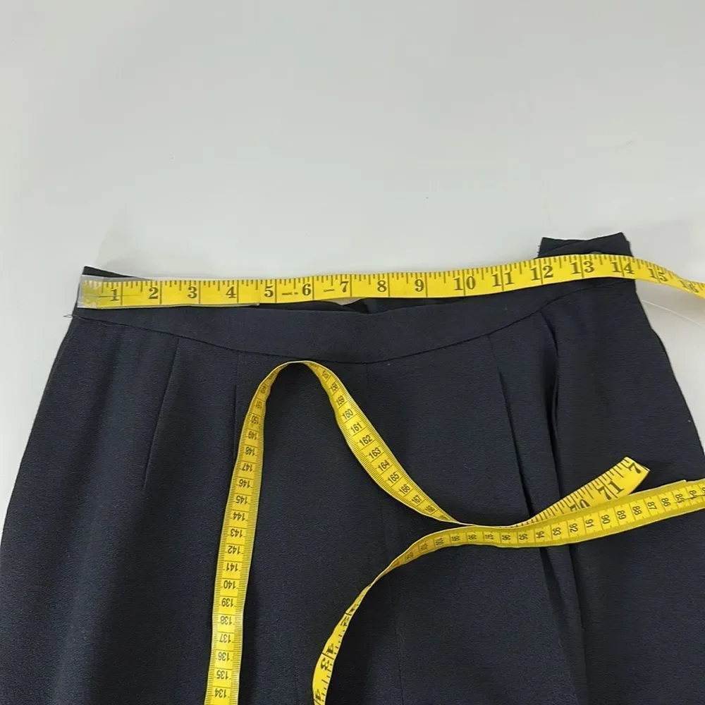 Pendleton Dress Pants Womens Size 10 Black Side Zip High Waisted made in USA - Picture 7 of 11